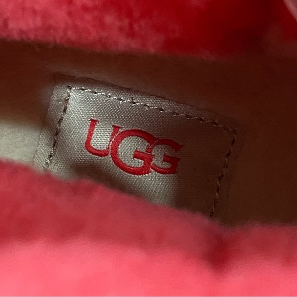NEW! UGG New Classic Mini Waterproof Clear Boot Hibiscus Pink - Picture 15 of 15
